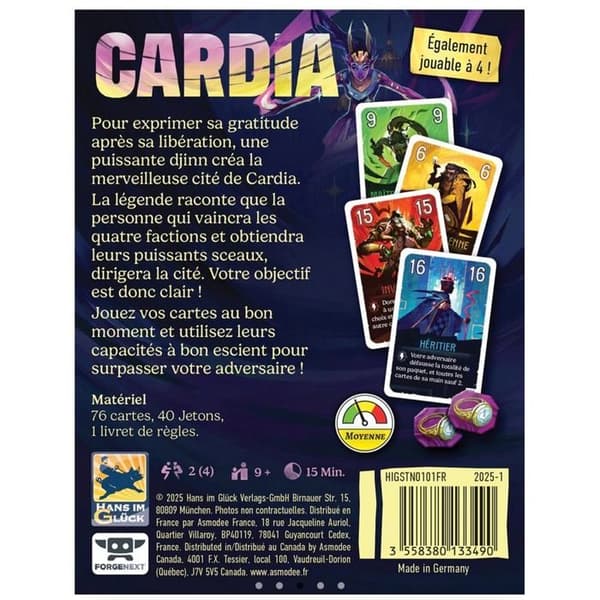 Duel för Cardia - strategiskt stridsspel