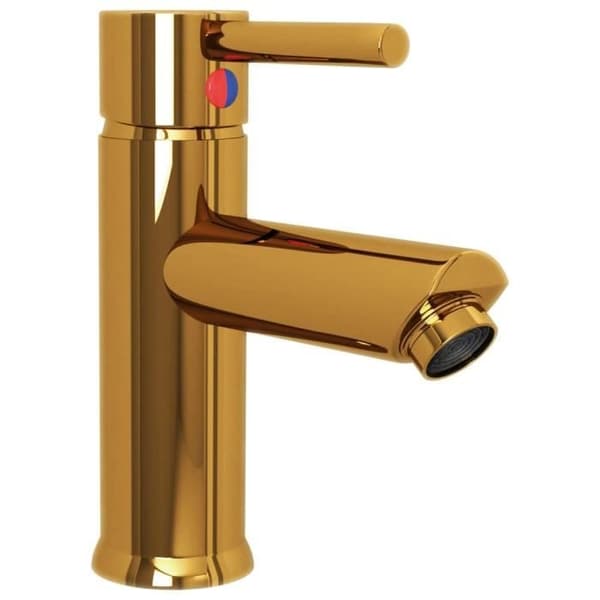 vidaXL Badrumsvaskblandare Guld 130x176 mm