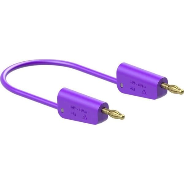 Testkabel - STÄUBLI - LK-4A-F25 - Vit - 75 cm