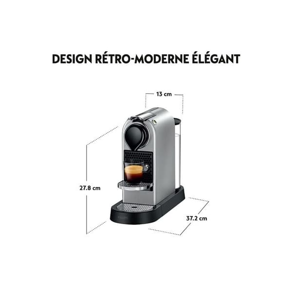 Nespresso Krups Citiz Silver Kapselmaskin YY4118FD