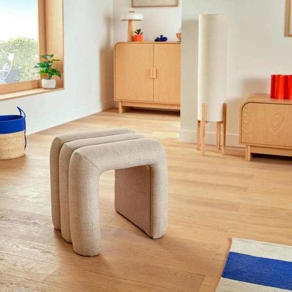 Pouf Sisco lera - Atmosphera Inredningsskapare