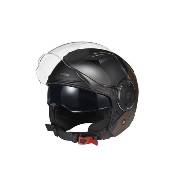 KSK - Jet Hjälm DS ULTRASONIC KOPPAR & RÖD