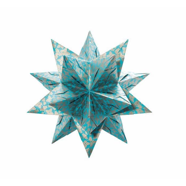 Hobbyset - Folia - Bascetta Star - Turkos/Koppar - 32 ark - 20x20 cm