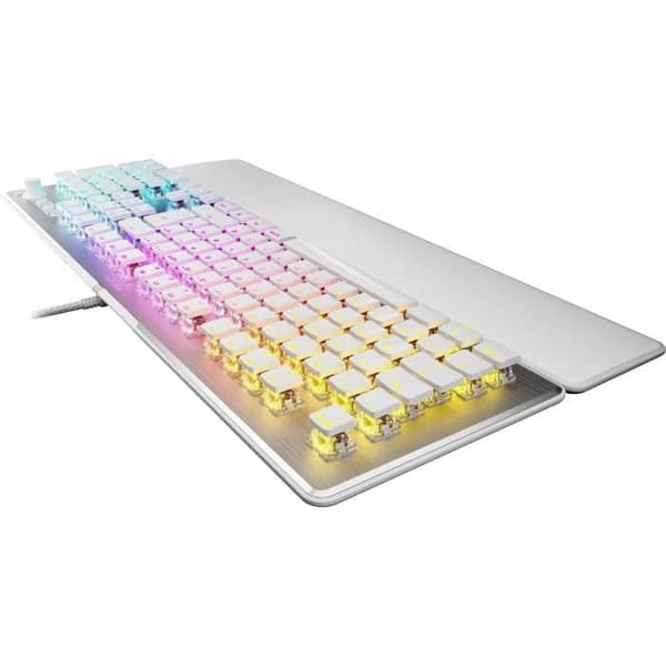 Speltangentbord - Mekaniskt - ROCCAT - Vulcan II (Linjär) - Vit - AZERTY