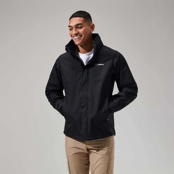 Vattentät jacka Berghaus RG Alpha 2.0 - svart/svart