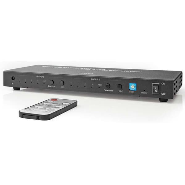Nedis VMAT3482AT switch HDMI 2x 4-portar 4x HDMI-ingång