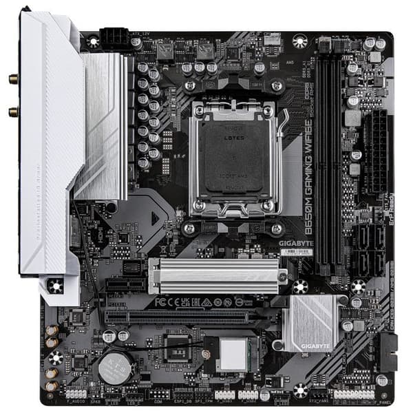 Moderkort - GIGABYTE - B650M GAMING WIFI6E - Socket AM5 - Wi-Fi 6E - Micro ATX