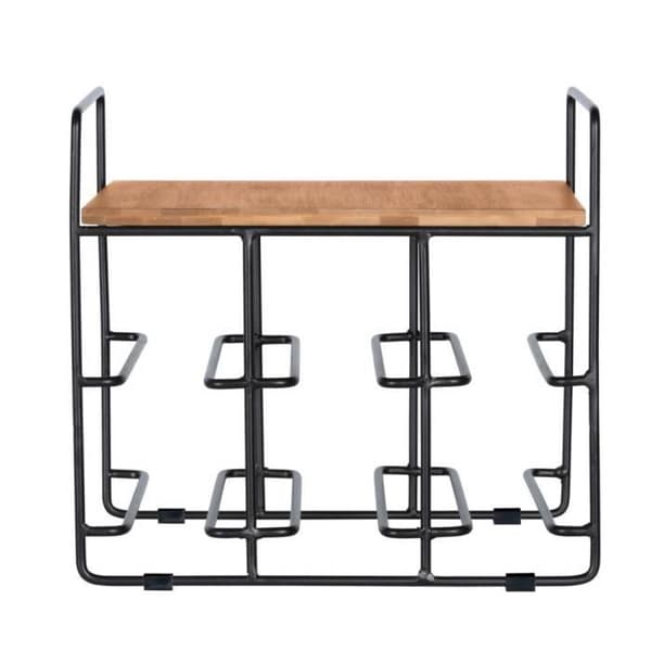 Vinhylla - Wenko - Loft - 6 Flaskor - Bambu - 30 x 27,5 x 24 cm - Brun
