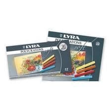 Lyra - Box med 12 Polycray mjuka torra pasteller...