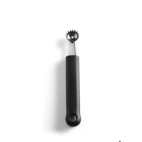 Svart tandad melonsked (L)150 mm - Hendi