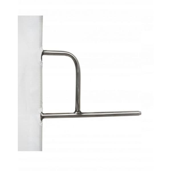 Dekorativ flagga - GLAREONE - Vit flagga - 75 x 90 cm - Vit diffusör - Inomhus