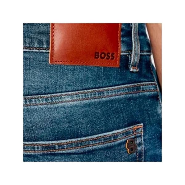 Jeans - Boss - Man - Klassisk - Blå - Bomull