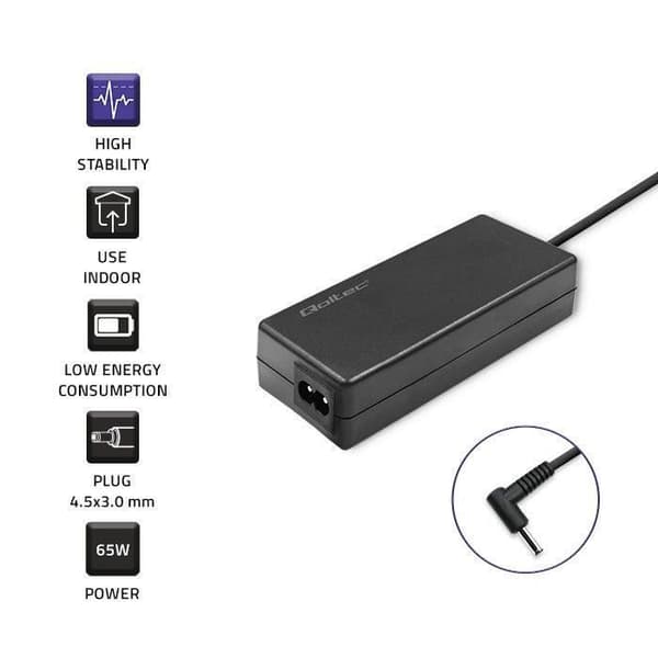 Nätadapter - QOLTEC - Samsung - 65W - 19V - 3.42A