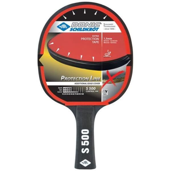 DONIC Protection 500 Röda, Svarta racketar