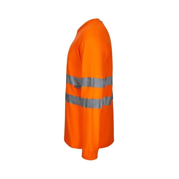 T-shirt med långa ärmar i bomull/polyester hög synlighet Velilla