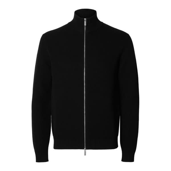 Selected Dane zip-up stickad tröja