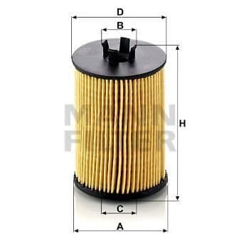 MANN FILTER Oljefilter HU612/1X