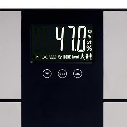 Badrumsbalans - Adler - AD 8165 - 225kg - LCD-skärm - Kroppsanalyserare