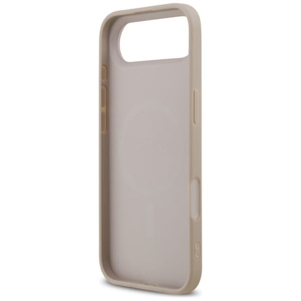 Coque Guess 4G Ring Classic Logo MagSafe för iPhone Air - Rosa