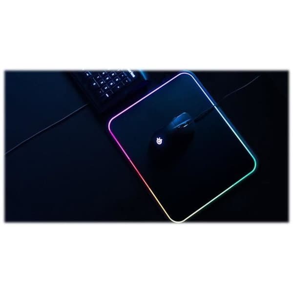 Gaming Mouse Pad - STEELSERIES - PRISM KLÄD - Medium - Flerfärgade ljuseffekter - PrismSync