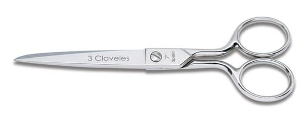 Syrscissors 18 cm 3 Claveles - Smidd kolstål, precis klippning
