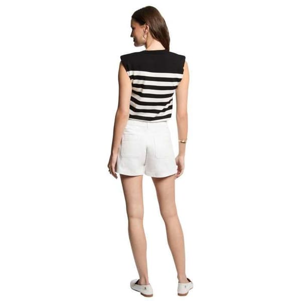 Pull Noir/Blanc Kvinna Morgan Randig