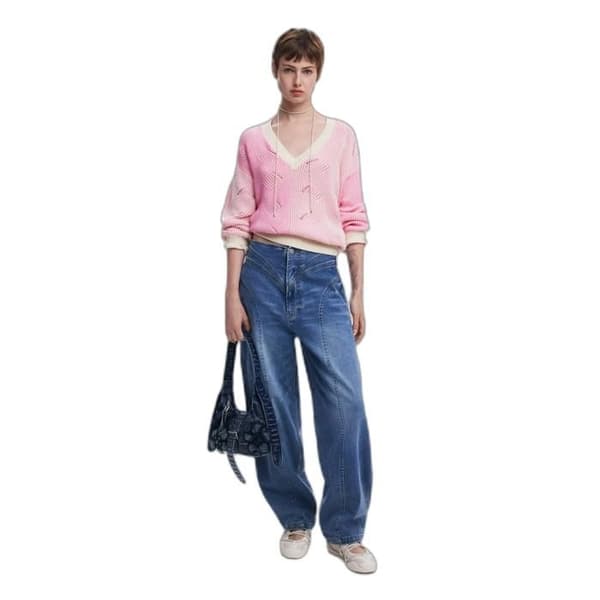 Pull col V dam Desigual Bristol
