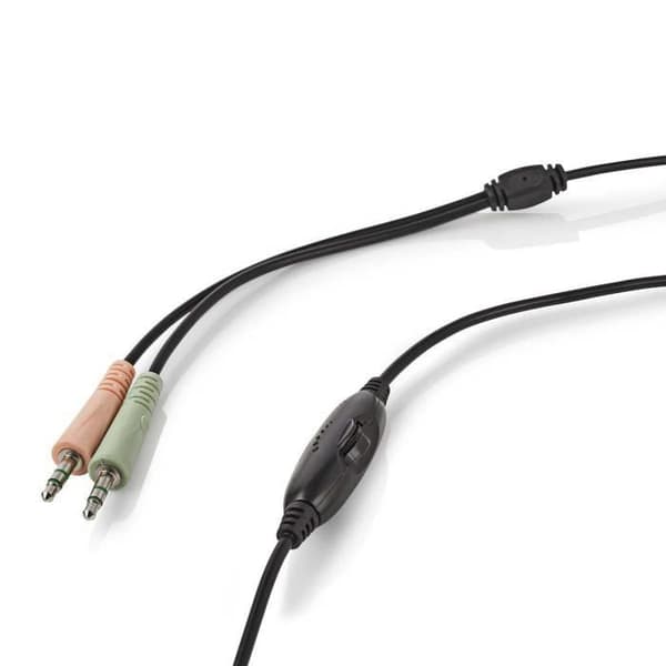 Gaming Headset - NEDIS - Öronkåpa - Flexibel mikrofon - 3,5 mm jackanslutning - Stereo
