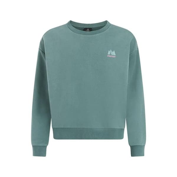 Sweatshirt dam Protest Cover - laurelgrön
