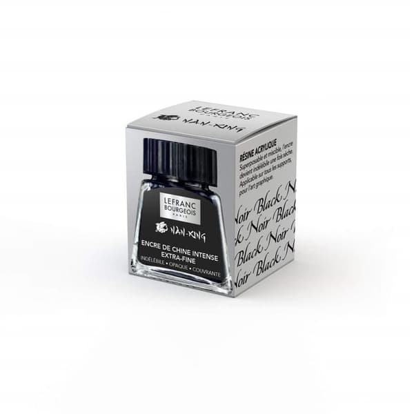 Kinesisk bläck Nan-King, 14 ml, svart