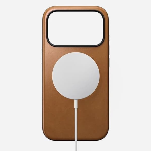 Coque - NOMAD - iPhone 17 Pro - Full grain läder - Robust skydd - MagSafe-kompatibilitet