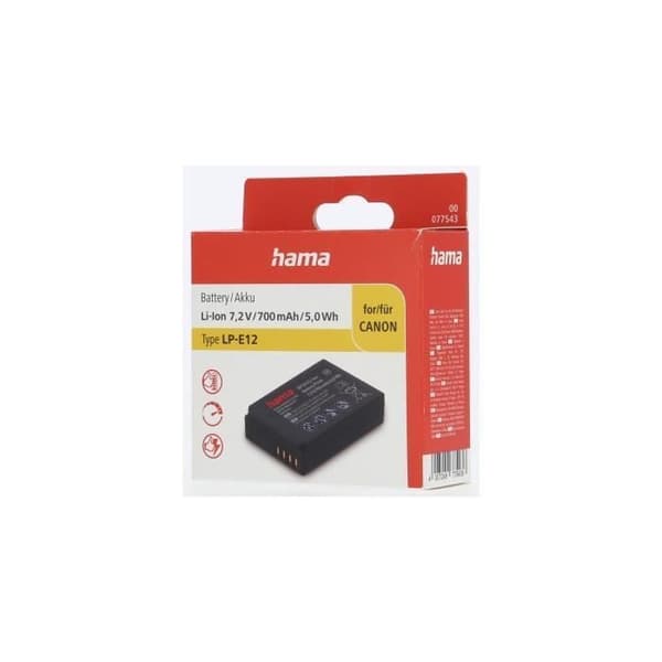DP 543 litiumjonbatteri för Canon LP-E12
