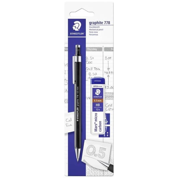 Staedtler 7785ABK25D Mekanisk penna 0,5 mm Hårdhet: B