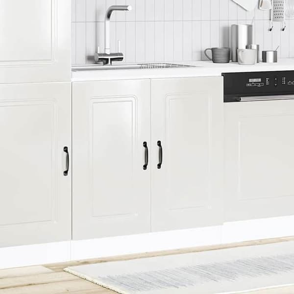 vidaXL Underskåp för diskho Kalmar vit glans 80x46x81,5 cm 853449