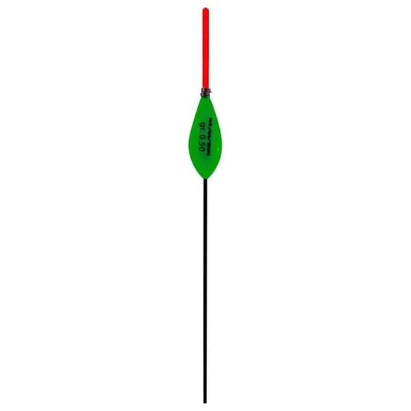 Fiskefloat - MAVER - Laser T3 - 0.10 g - Grön/Svart - Hög synlighet