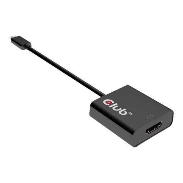 Videoadapter - Club 3D - USB 3.1 Typ C till HDMI 2.0 - UHD 4K - Aktiv - 0,15 m