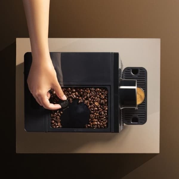 Cecotec Superautomatiska Kaffe Maskin Compact Cremmaet Cube. 1350W, 10g Pressningssystem, Förinfusionssystem