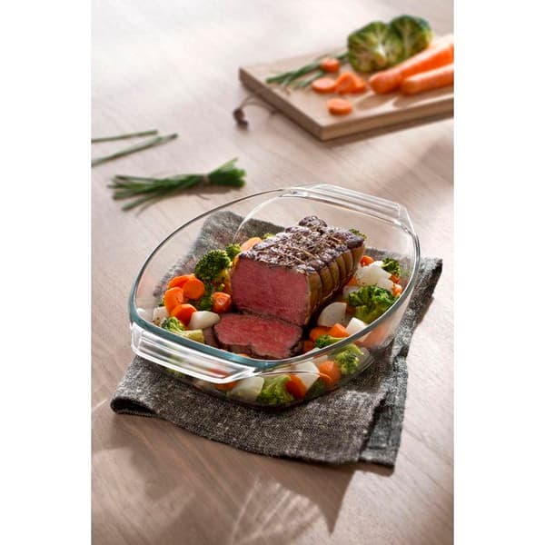 Oval ugnsform - PYREX - Låt oss dela - 39 x 27 cm - Glas