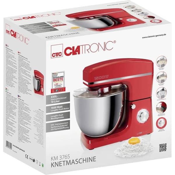 Clatronic KM 3765 Knådare 1500 W röd