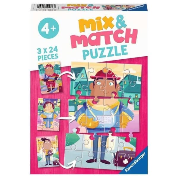 Ravensburger Meine Liebsten Professionen Pussel - 24 bitar - Vit