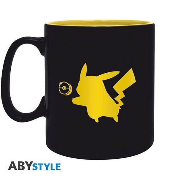 Mugg | Pokemon | Pikachu Noir Ikonisk | 460ml