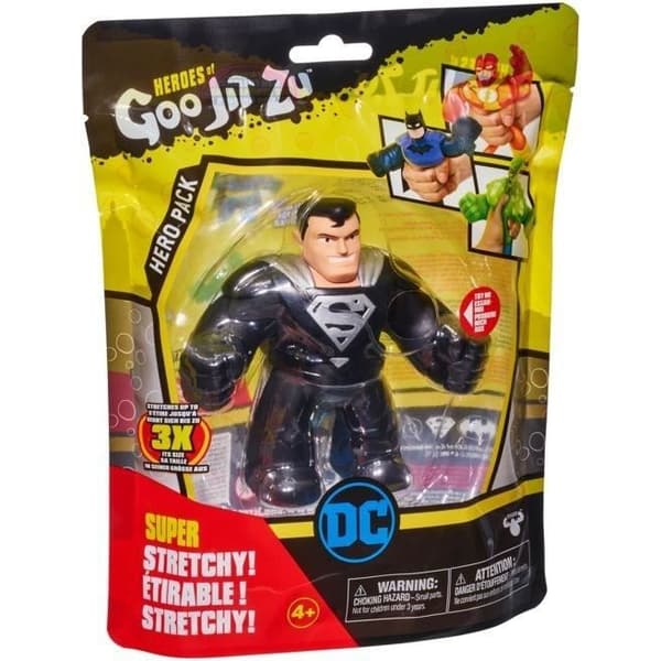 Figur Superman Black Armor 11cm - Goo Jit Zu DC Comics ÄLGEKAKAR