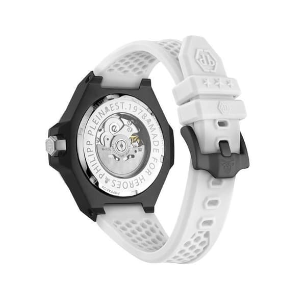 Philipp Plein Klocka - Herr - PWPFA0724 - Vit Silikon - 46mm - 5 bar