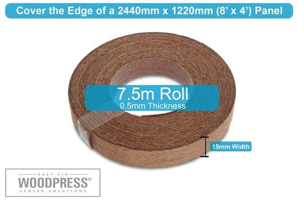 Woodpress Edge - E15x75MahogDrk