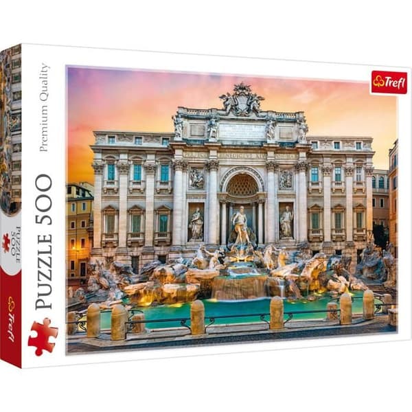 Pussel 500 bitar: Fontana di Trevi, Rom