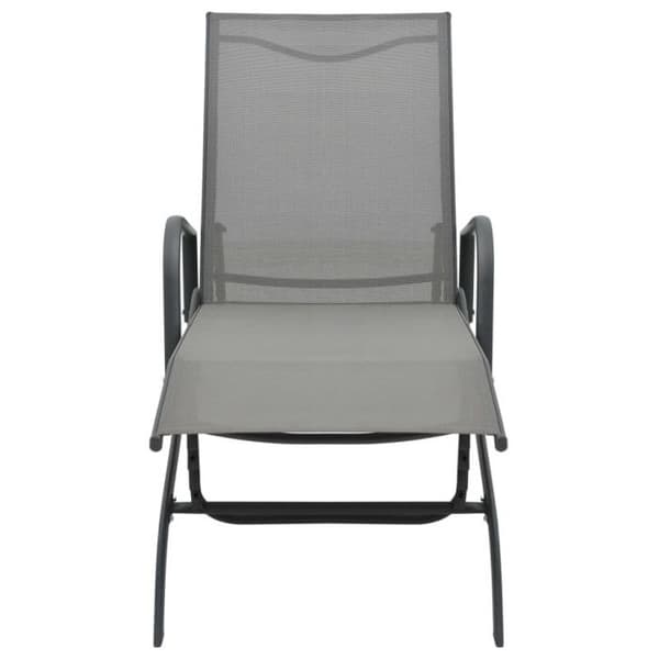 vidaXL Lounge Stolar 2 st med Bord Textilene och Stål