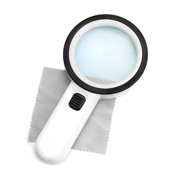 Förstoring glas - QWORK - WD9509 - 30x - 12 LED - Glaslins