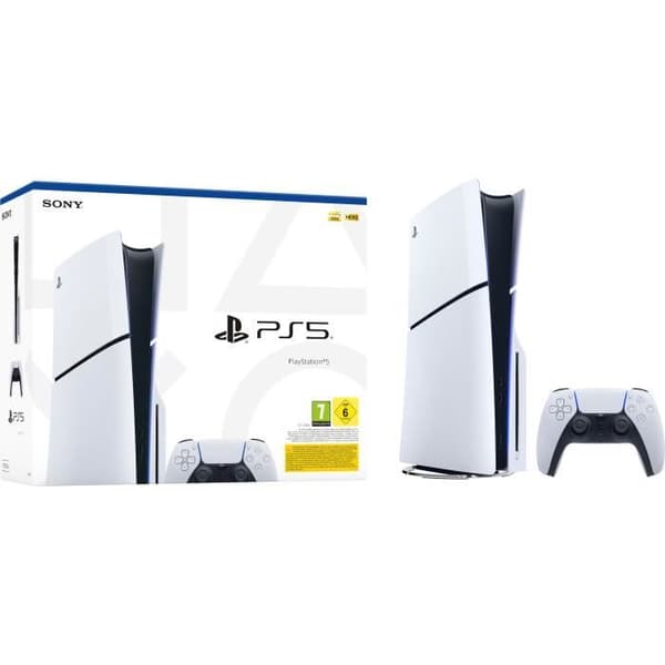 Spelkonsol PlayStation 5 - Standardutgåvan (Slim-modell med CD-läsare)