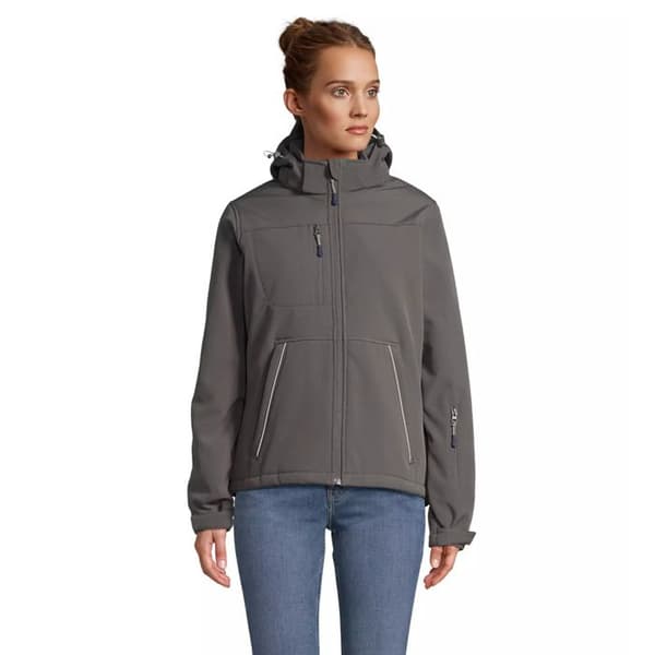 Parka softshell dam Sol's Rock - antracit