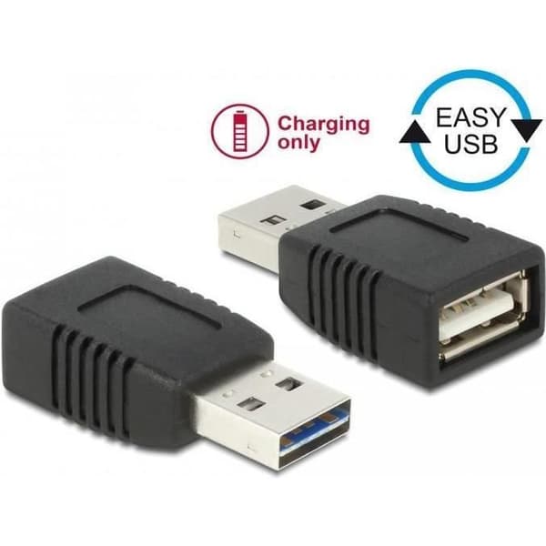 DeLOCK Adapter Easy-USB2.0 A hane USB A bu